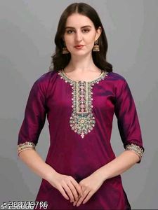 MAGENTA MAGIC  kurta set With Dopatta