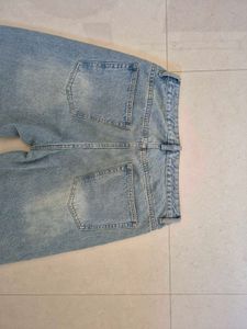 Blue stone Washed Wide Leg Jeans ( Vintage shade )