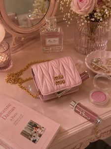 Pink Quilted Chain Bag