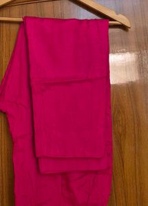 set of 3 Elegant Pink Kurta with Gold Embroidery