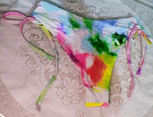 Vibrant Tie-Dye Bikini Bottoms