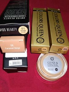 Assorted Concealers and Makeup Cover