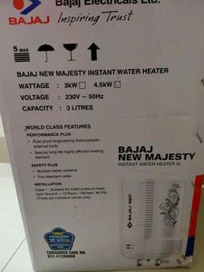Bajaj New Majesty Instant Water Heater 3L