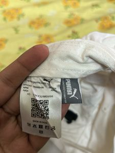 Puma White Baseball Cap
