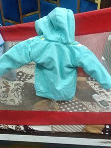Cute Penguin Print Baby Jacket