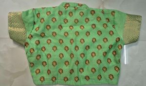 Green Printed Blouse