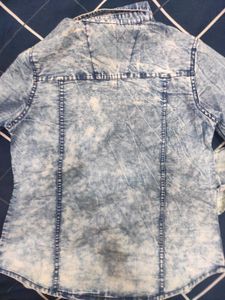 Vintage Acid Wash Denim Shirt