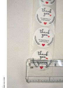 Thank You Stickers 50 pieces for Small Business