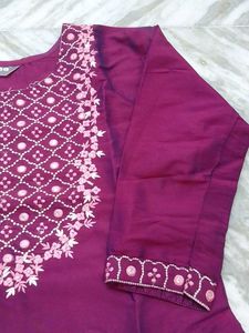 Elegant Embroidered Kurta Set