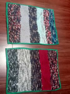 Handmade Striped doormats (Set of 2)