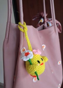 Yellow Chick Keychain
