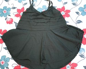 Black Flowy Cami Top