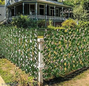 bamboo wooden fence set of 2