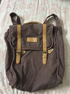 Stylish Brown Canvas Backpack