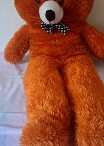 Orange Teddy Bear with Bowtie