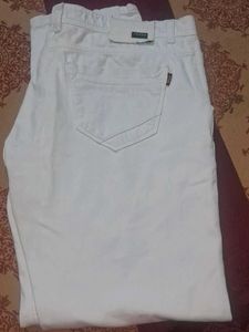 Men's White Casual Pants