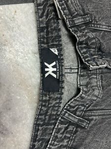 Washed Grey Denim Jeans