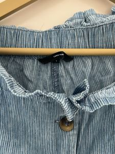 Blue Wide Leg Pants