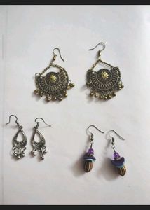 Boho Ethnic Earrings Set of 4
