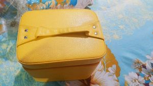 Bright Yellow Cosmetic/Toiletry Bag
