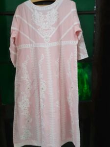 Amiras Full Embroidery Suit Pink