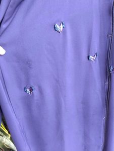 Elegant Navy Blue Embellished Abaya