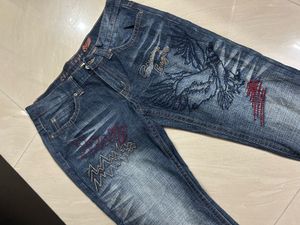 Y2K Low Waist Vintage Embellished Jeans