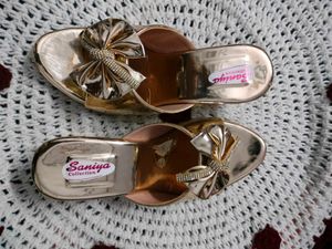 Gold Bow Slides