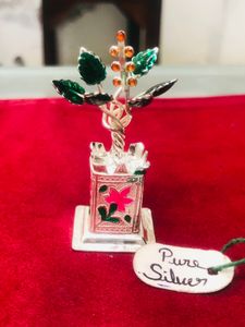 Pure Silver Tulsi (wt:-14.900g)
