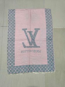 Louis Vuitton iconic Pink &amp; Grey  Scarf