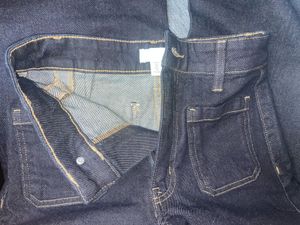 Dark Wash Wide High Denim