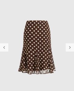 Chic Polka Dot Mesh Skirt