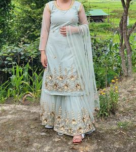 Beautiful sharara set with Dupatta