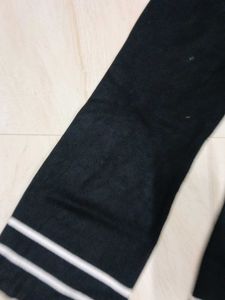 Women's Charcoal Grey Striped Pants