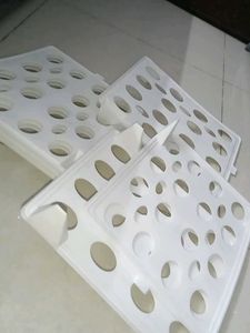 2 Tier White Plastic Bottle Drying Rack