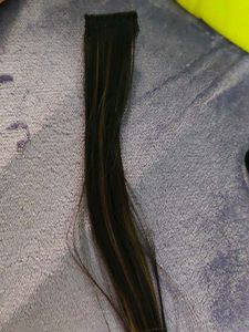 Hair Extension - Dark Brown with Highlights