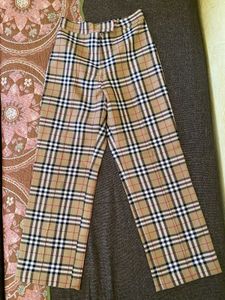 Classic Plaid Trousers