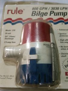 Rule 800 GPH /300 LPH Bilge Pump Model 21R