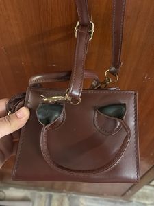 Chic Brown Mini Handbag
