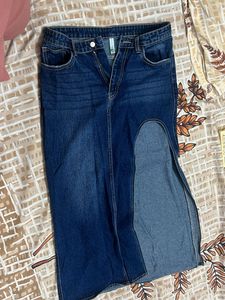 Side Slit Long Skirt