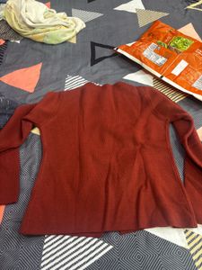 Red  sweater