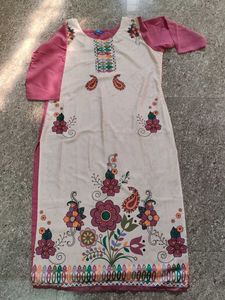 Designer Kurta with Floral Print