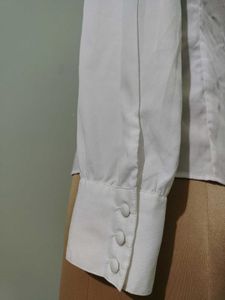 Chic White Bow Blouse
