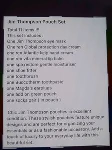 JIM Thompson Pouch