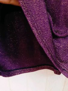 Sparkly Purple Long Sleeve Top