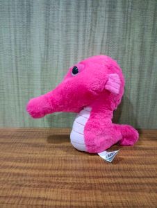 Adorable Pink Seahorse Plush Toy