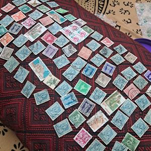 85+ vintage Republic of India stamps