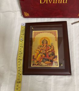 Diviniti 24K Gold Plated Ganesh Ji Frame