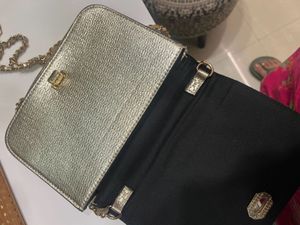 Stylish Gold Clutch Bag