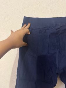 Navy Blue Comfortable Pants